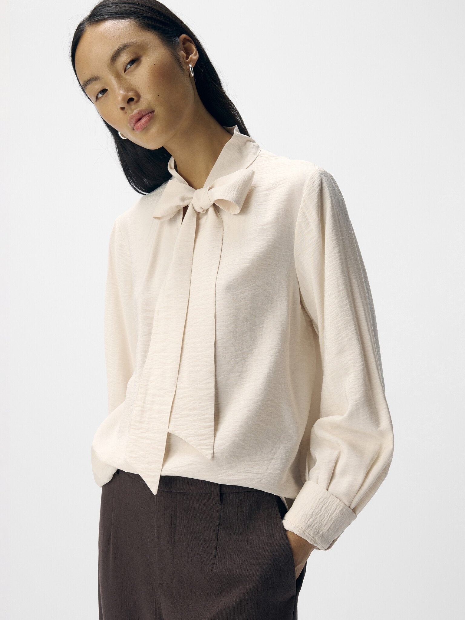 Object | Blouse Jacira white sand NOOS