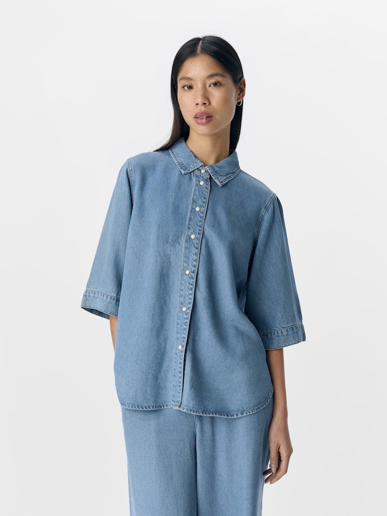 Object | Top Frame denim light blue NOOS
