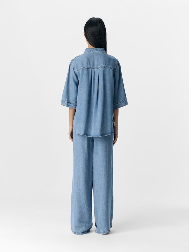 Object | Top Frame denim light blue NOOS