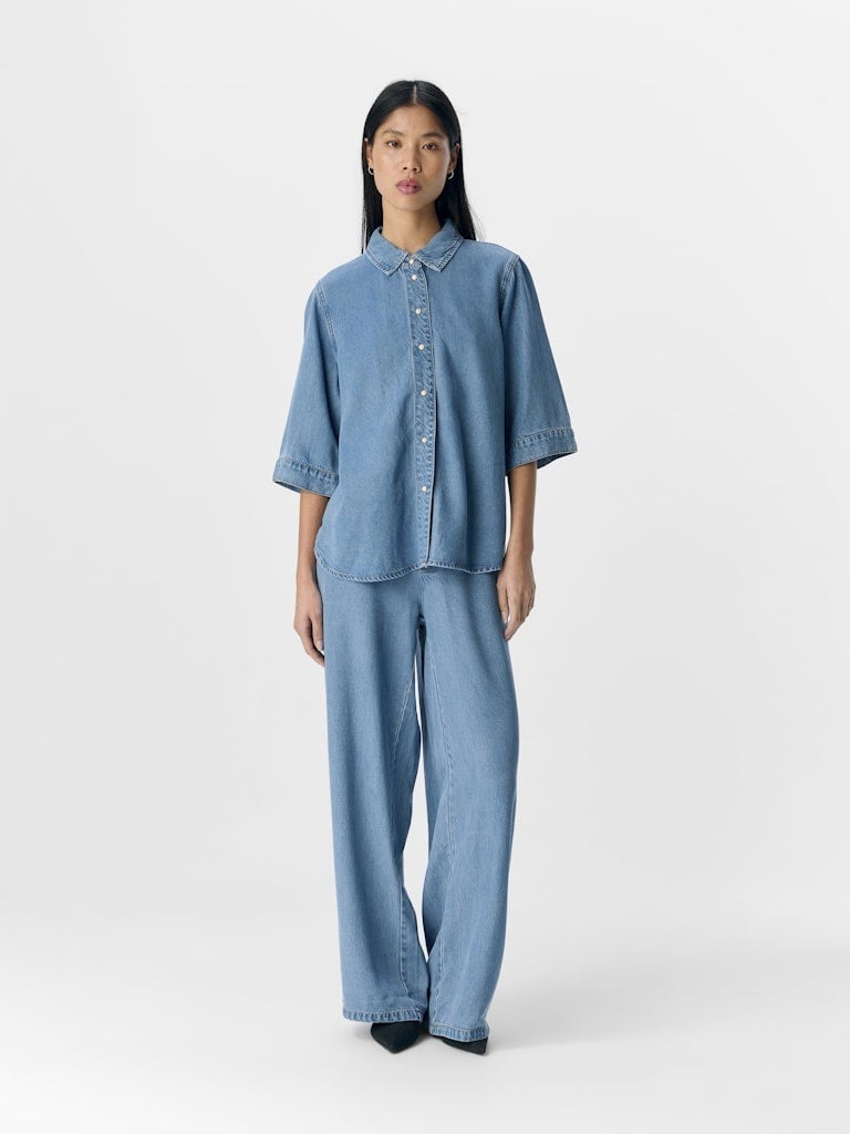 Object | Top Frame denim light blue NOOS