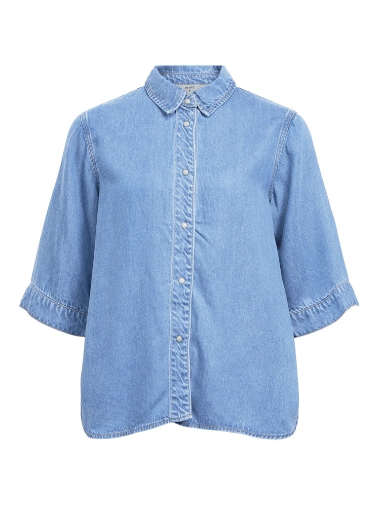 Object | Top Frame denim light blue NOOS