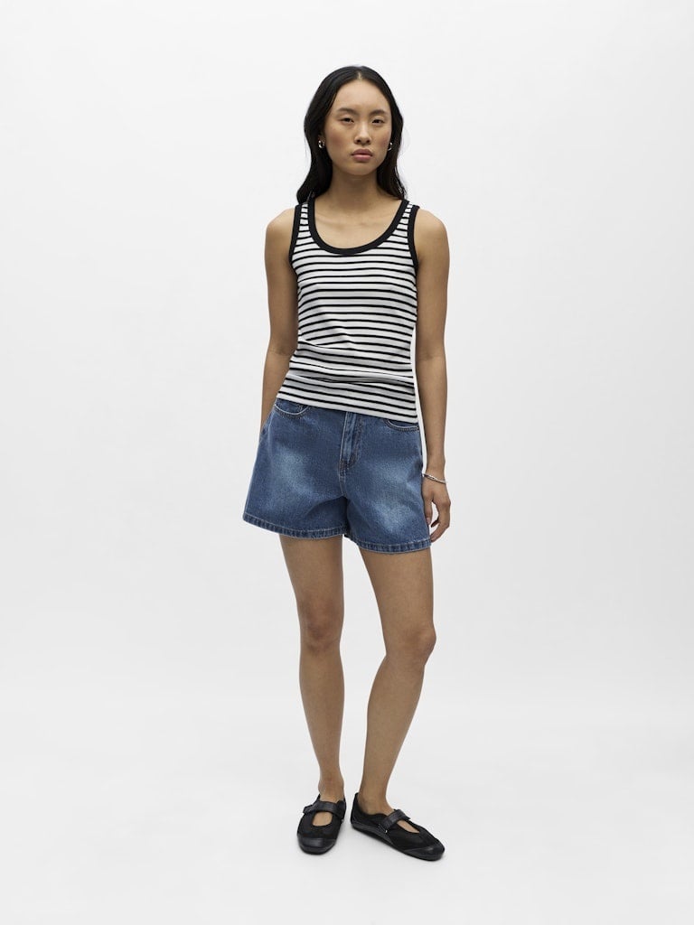 Object | Tanktop Moli black/white NOOS