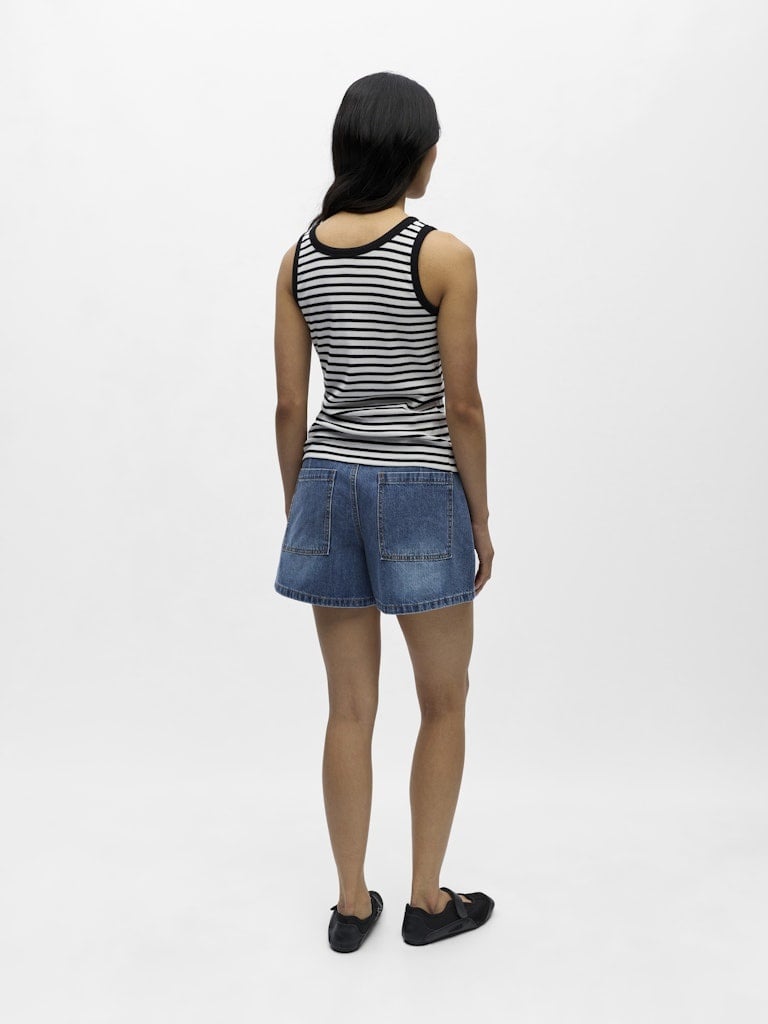 Object | Tanktop Moli black/white NOOS