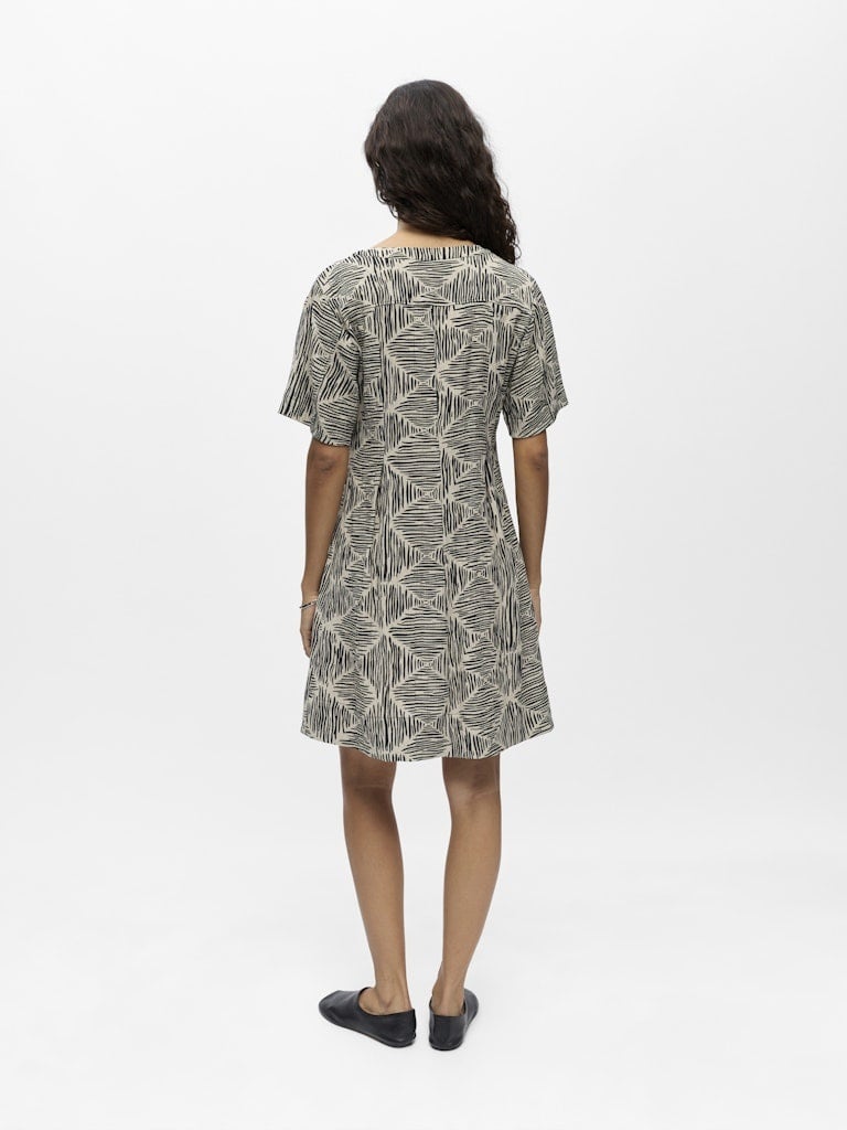 Object | Jurk Naja humus/black
