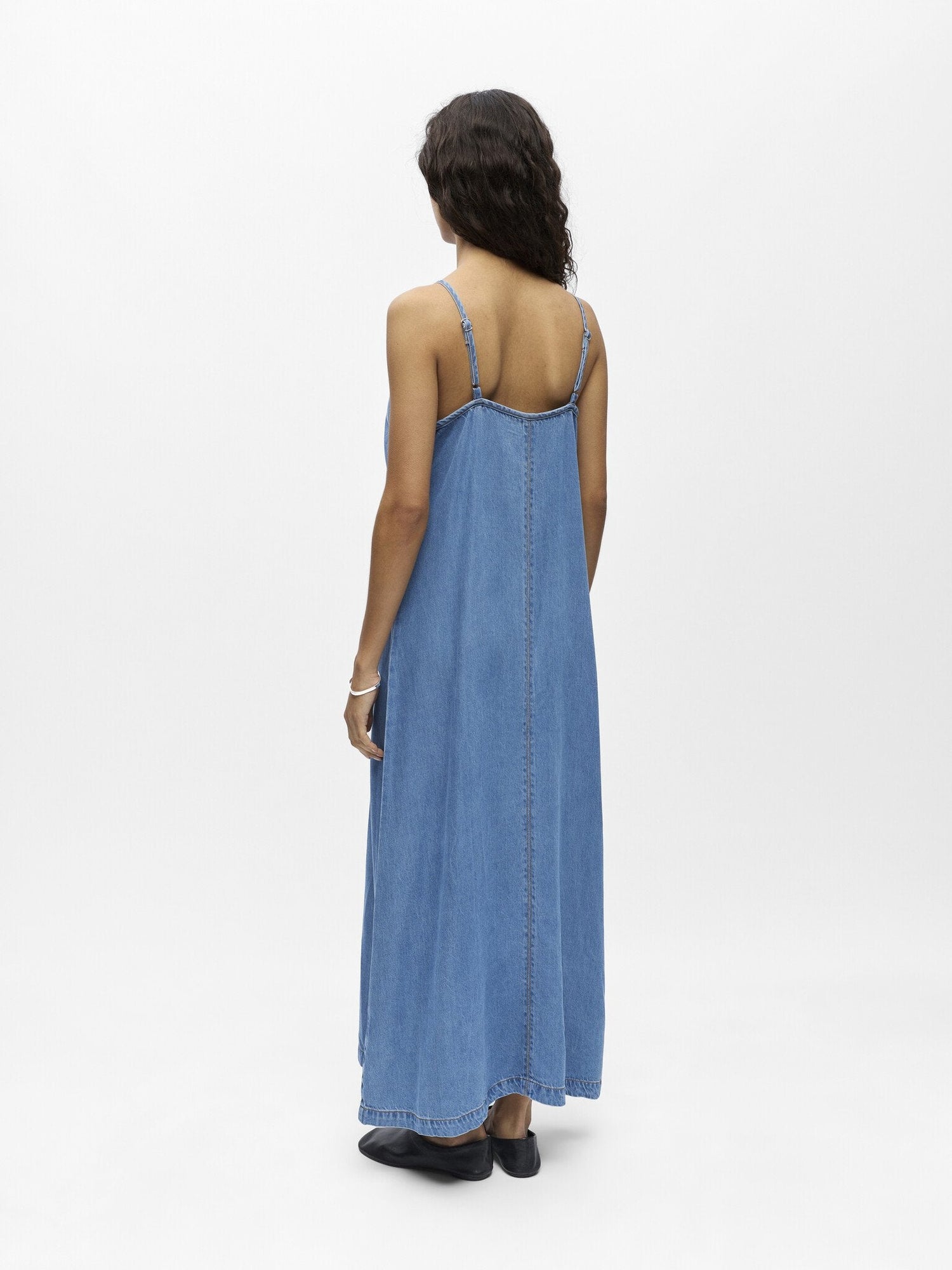 Object | Jurk Frame light blue denim