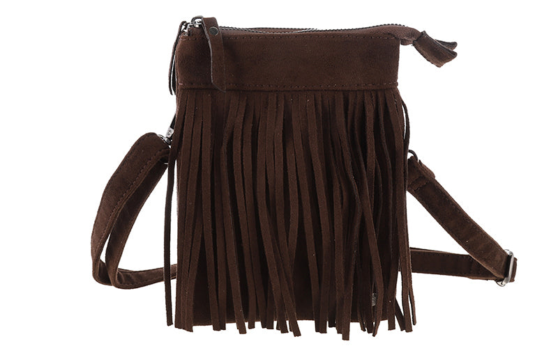 IMD | Telefoon- en schoudertasje Lados browny