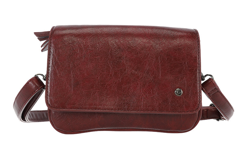 IMD | Klein schoudertasje Jena burgundy