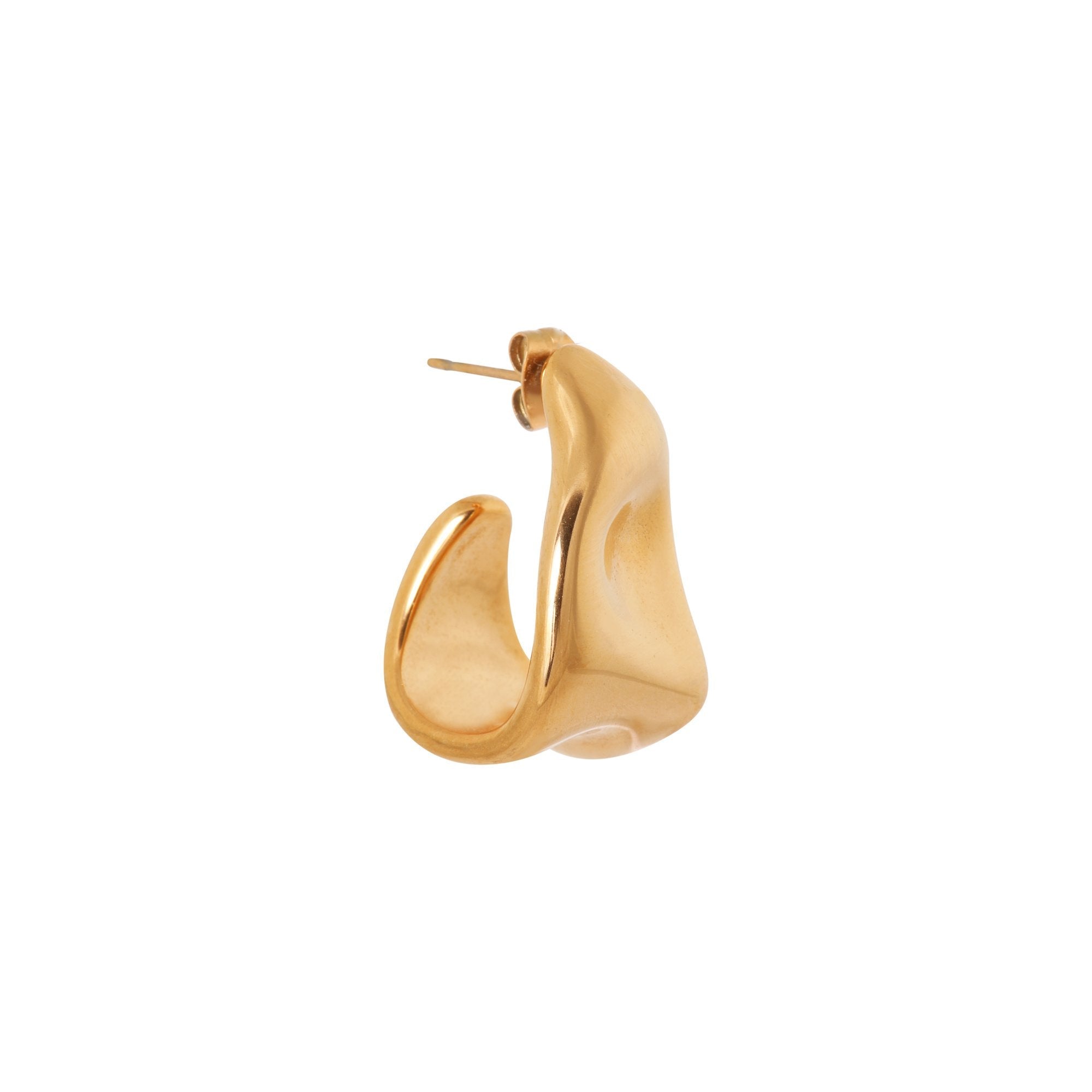Label Kiki | Oorbellen Organic gold Set2