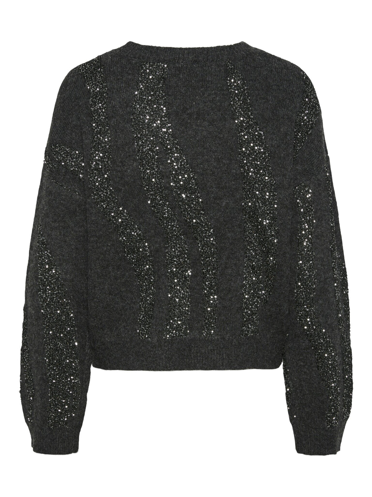 Pieces | Trui Rada dark grey glitter