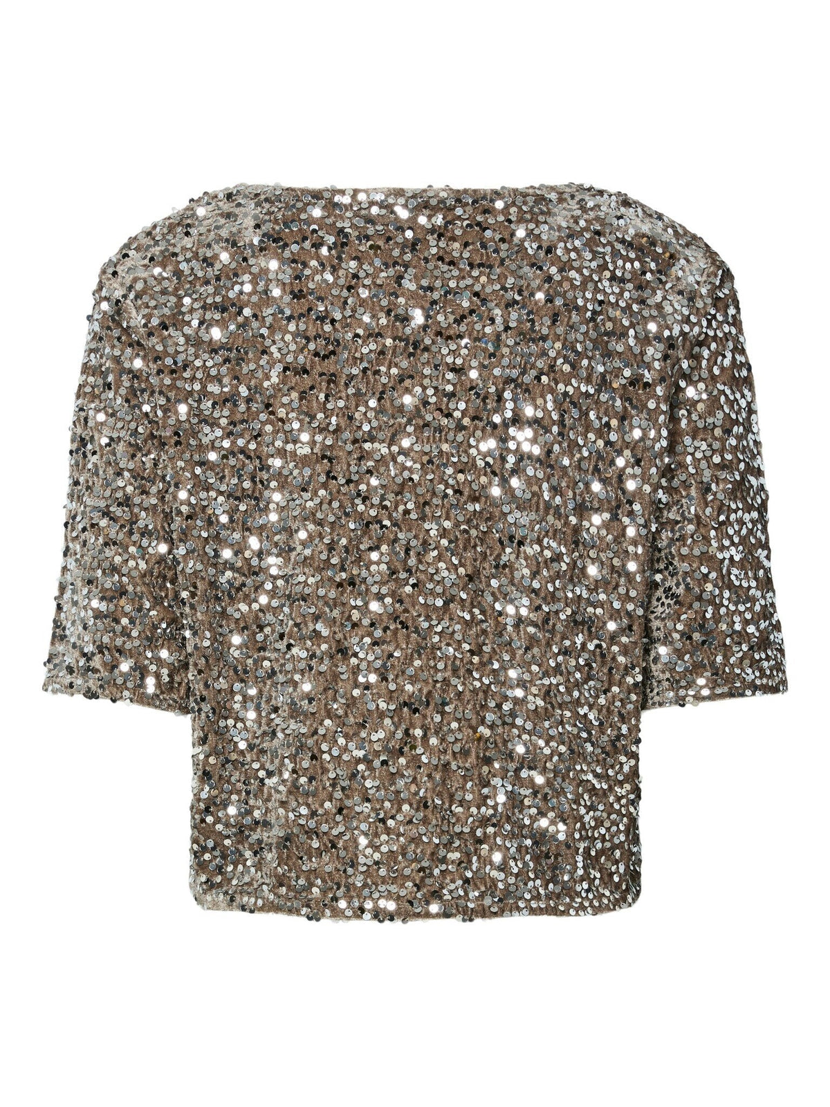 Pieces | Top Kam pailletten