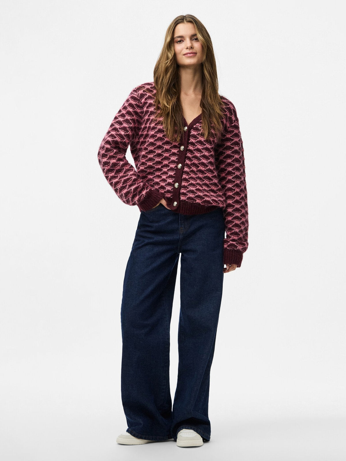 Pieces | Vest Jivana tawny port