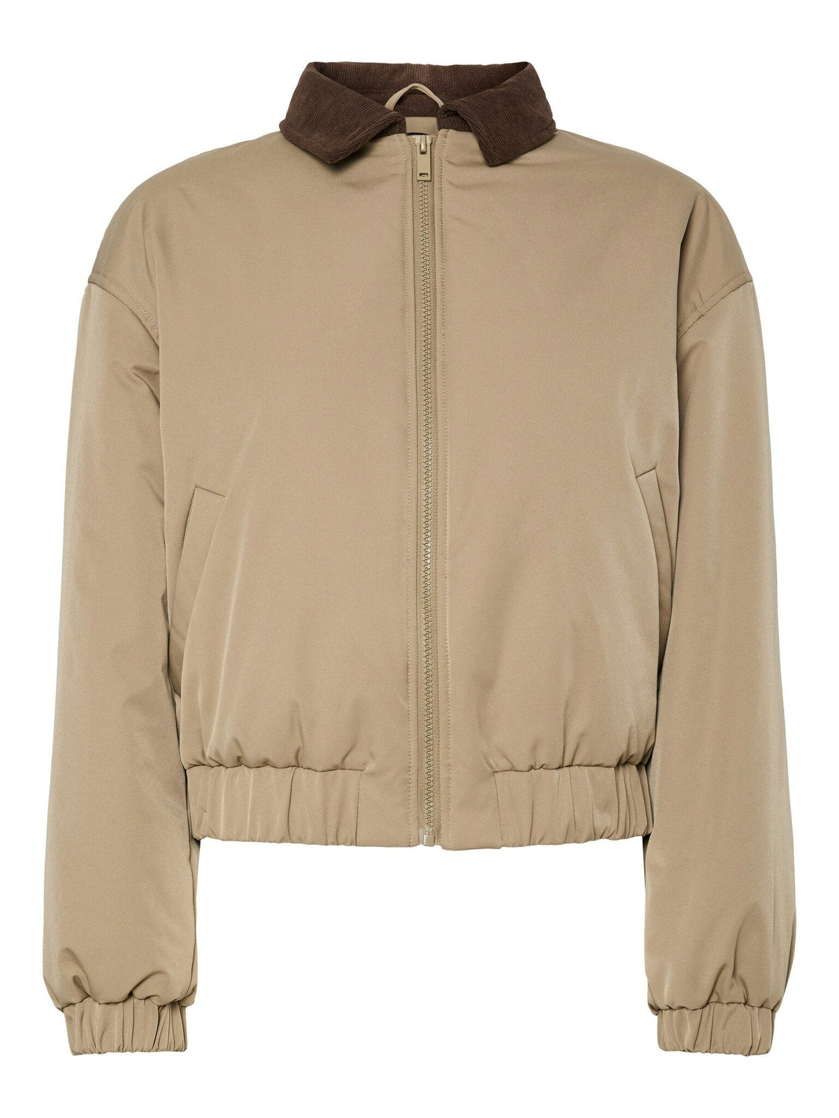 Pieces | Bomberjas Jorma greige/hot fudge
