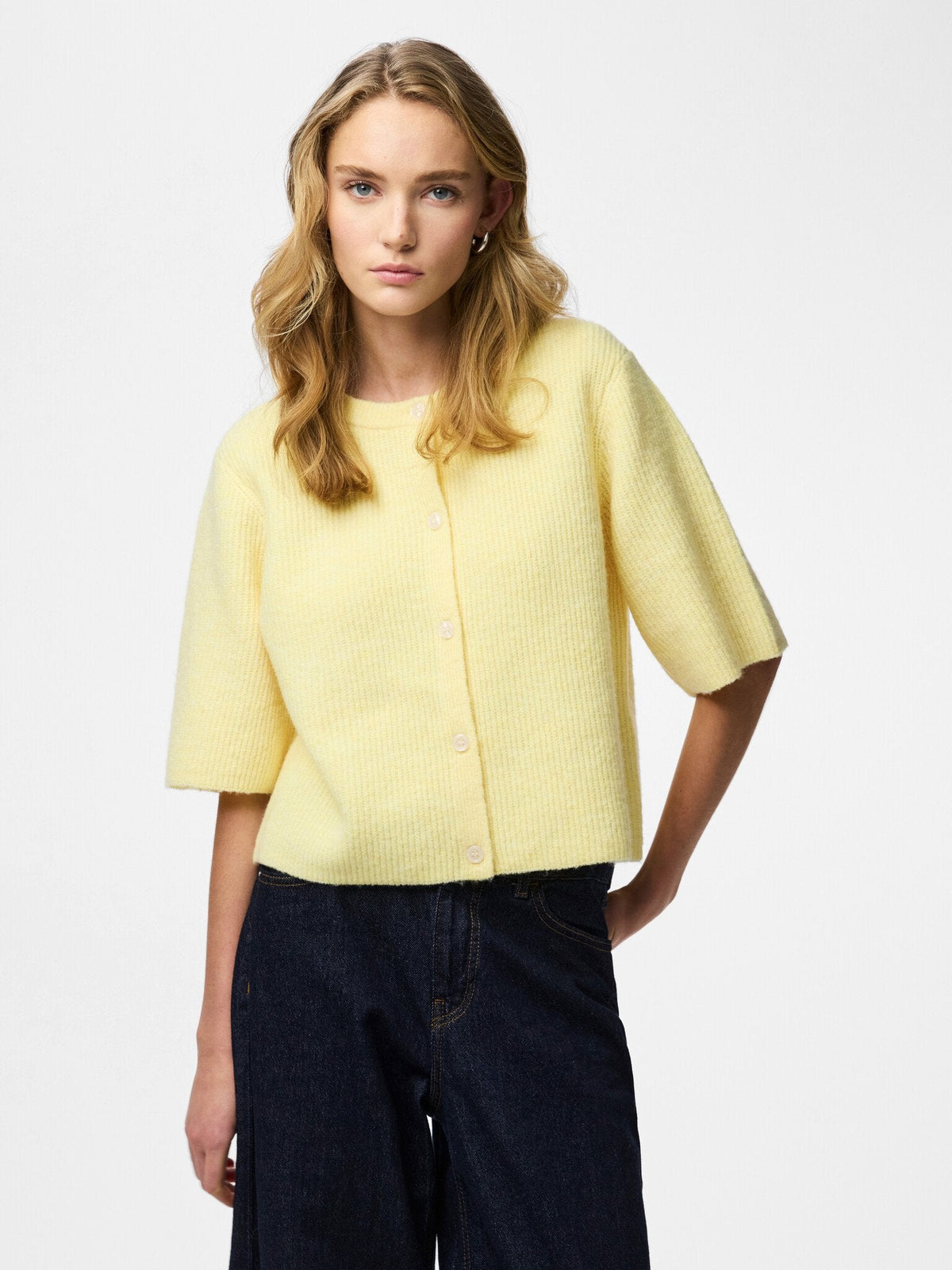 Pieces | Vest Silly pale banana NOOS