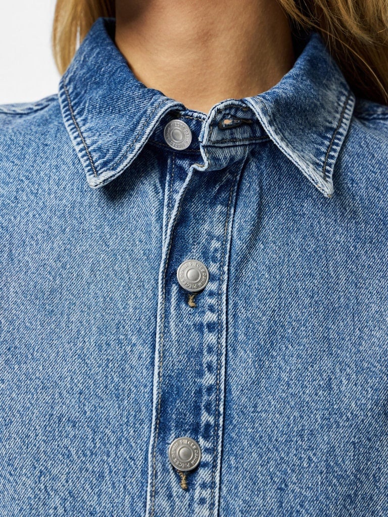 Pieces | Denim top Sky medium blue NOOS