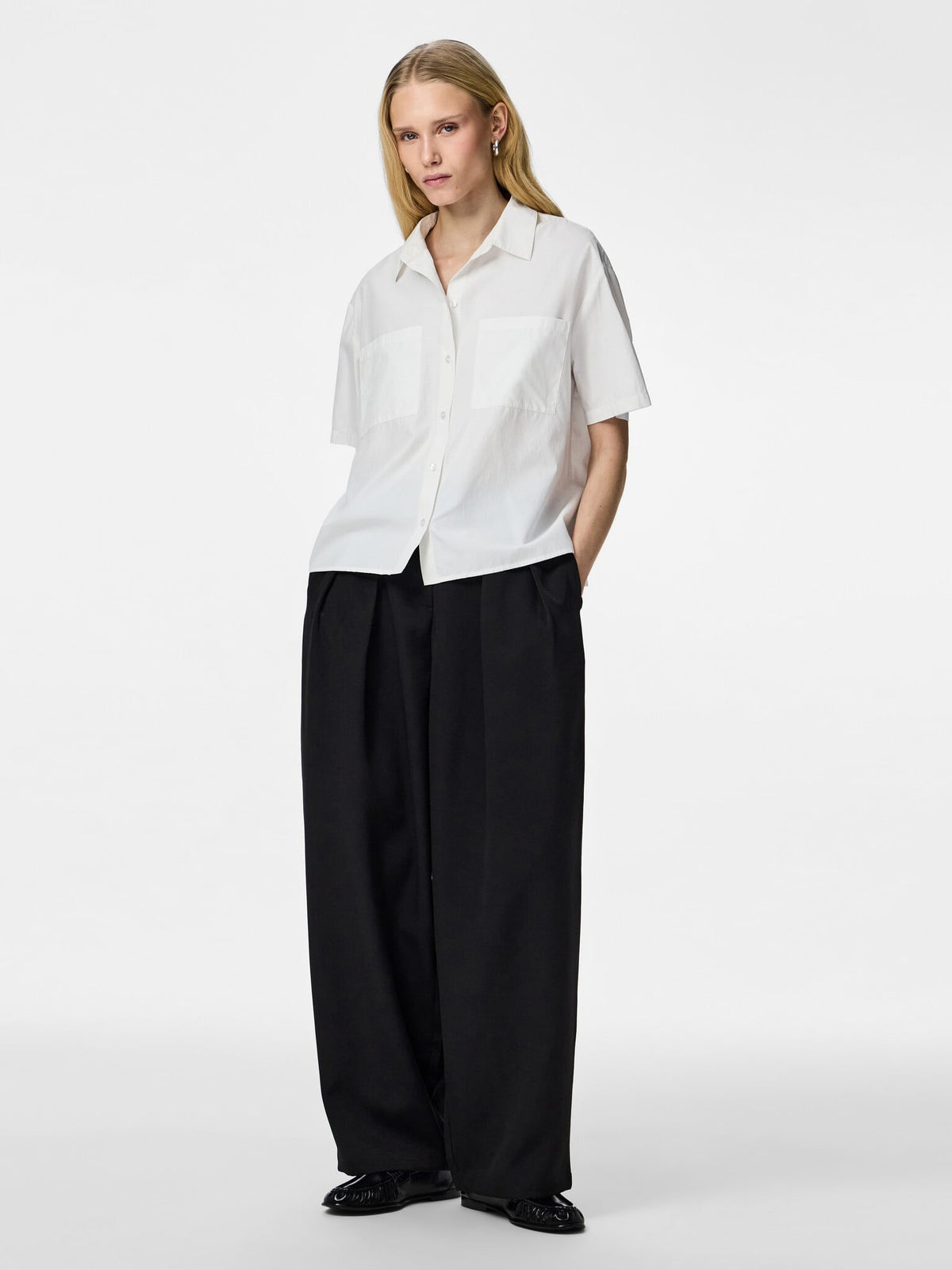 Pieces | Blouse Melia bright white