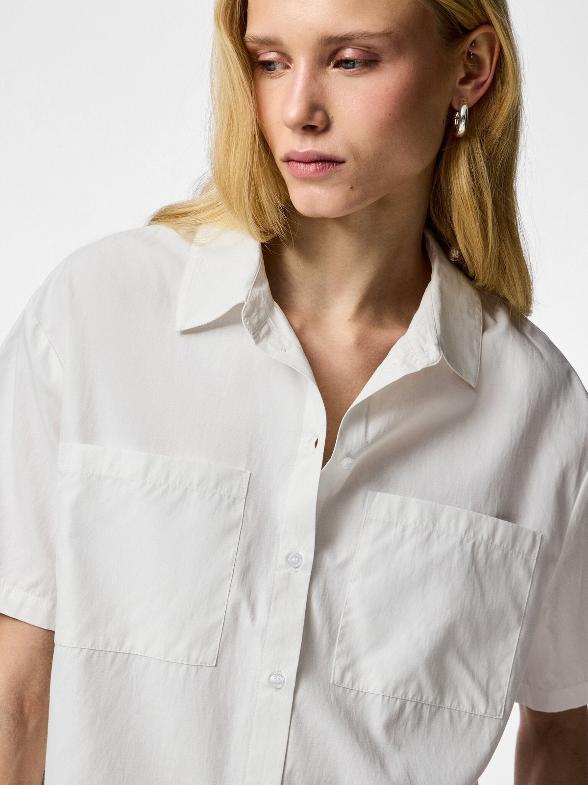 Pieces | Blouse Melia bright white