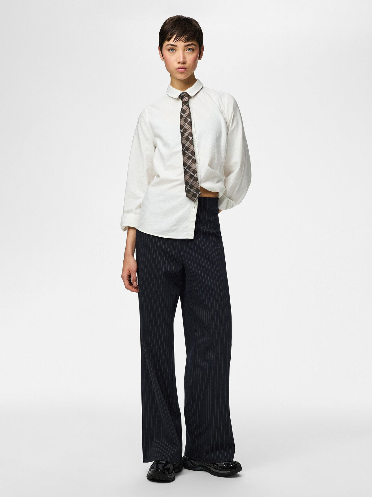 Pieces | Pantalon wide Bia maritime blue NOOS