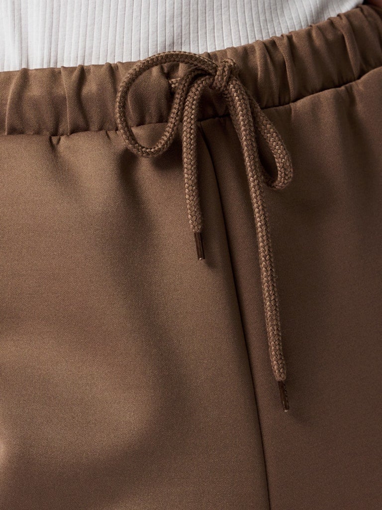 Pieces | Broek Track coffee quartz