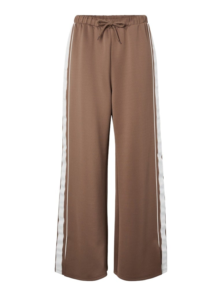 Pieces | Broek Track coffee quartz