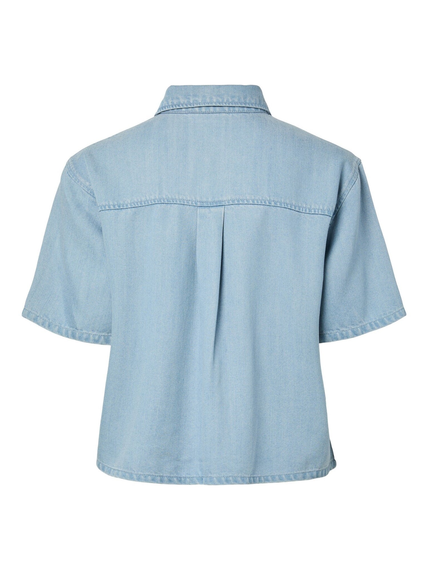 Pieces | Top Smidi light blue denim