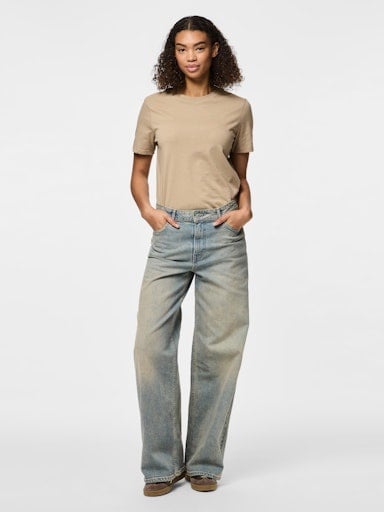 Pieces | Jeans Selma medium blue/brown wash
