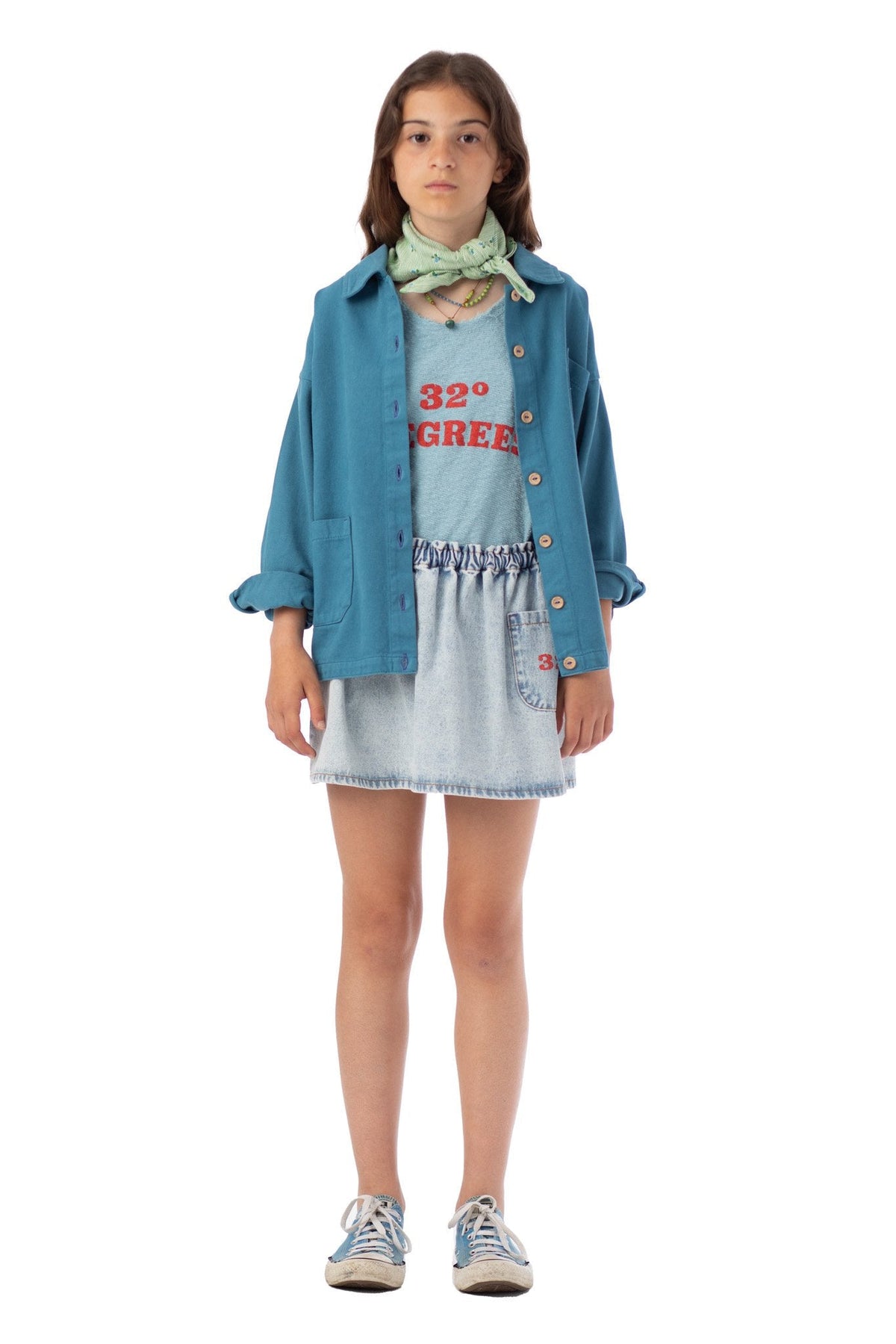 Piupiuchick | Jas blue multicolor stripes