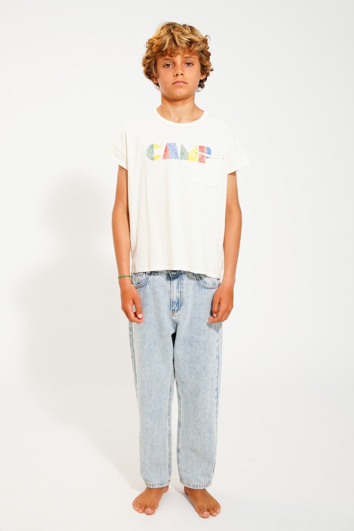 Piupiuchick | T'shirt ecru multicolor camp