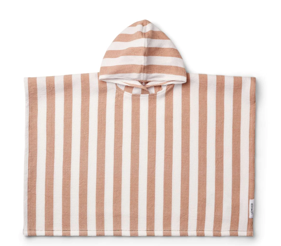 Liewood | Poncho paco stripes white rose