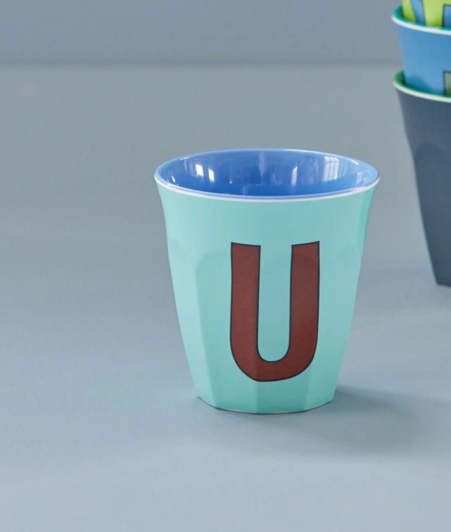 Rice | Mok melamine U zacht blauw