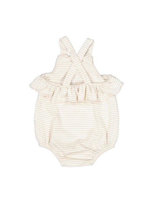 MarMar | Romper rona White Sage Stripe