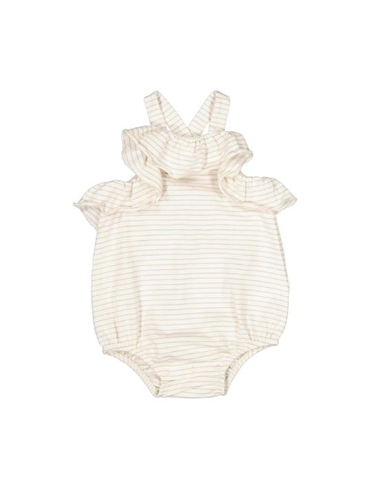 MarMar | Romper rona White Sage Stripe