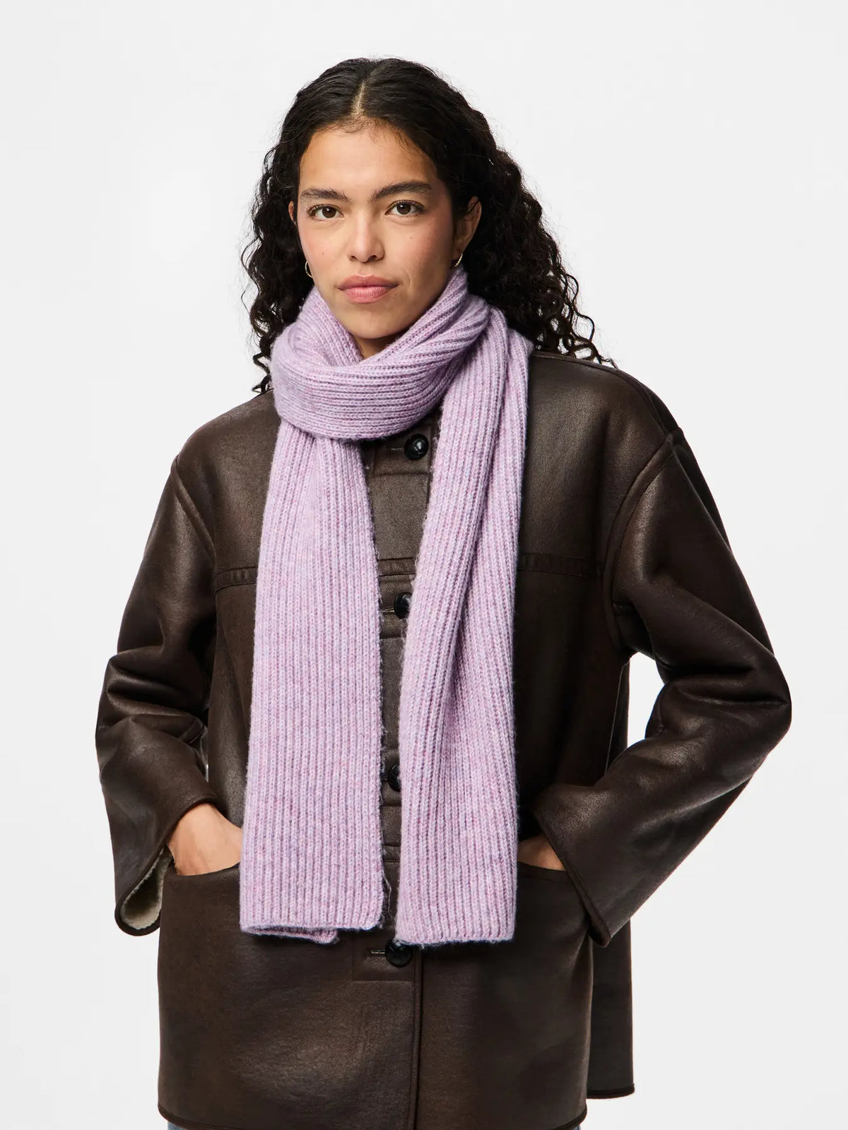 Pieces | Sjaal Milla purple rose