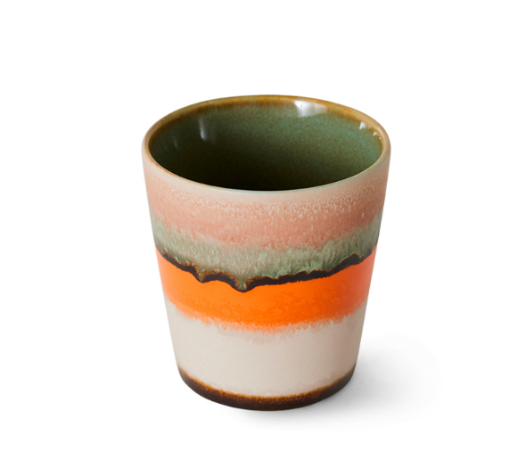 HK Living | 70's servies koffiekopje Burst