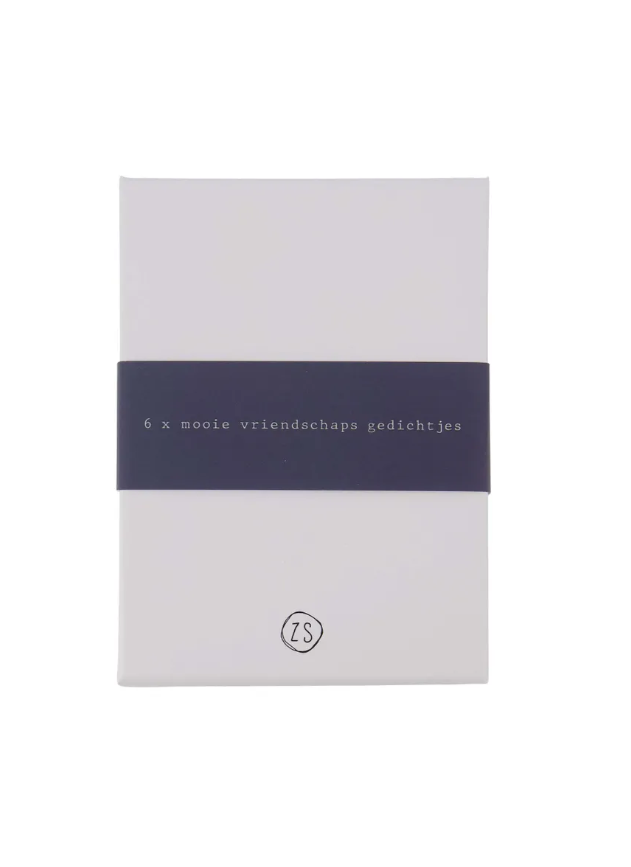 Zusss | Gedichtenbundel vriendschap