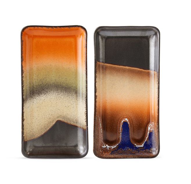 HK Living | 70's servies schaaltjes twenty four hours set2