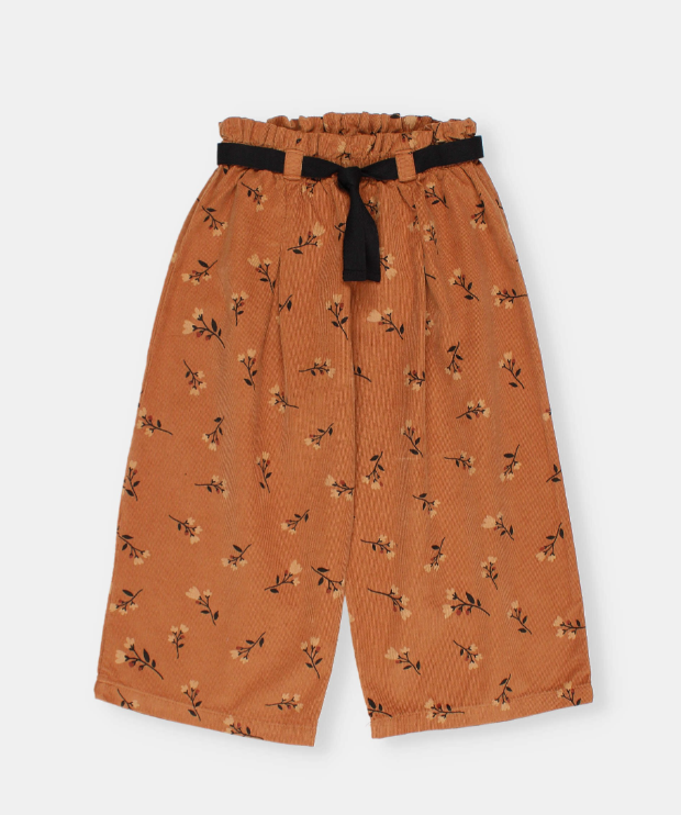Búho | Broek folk toffee