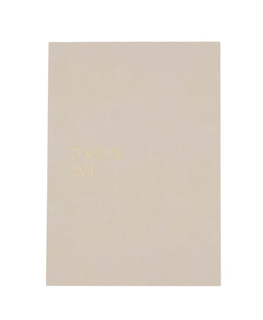 Zusss | Ansichtkaart beige it will be oke