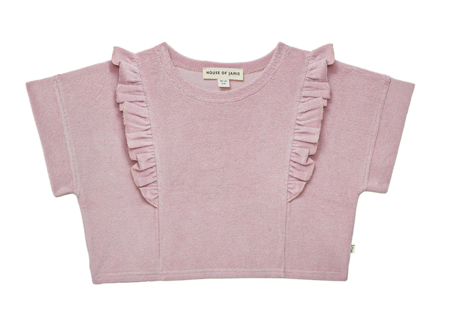House of Jamie | Top ruffled rose lilac