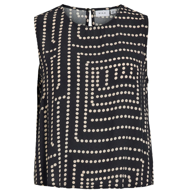 Vila | Top Frelli Klio stippenpatroon
