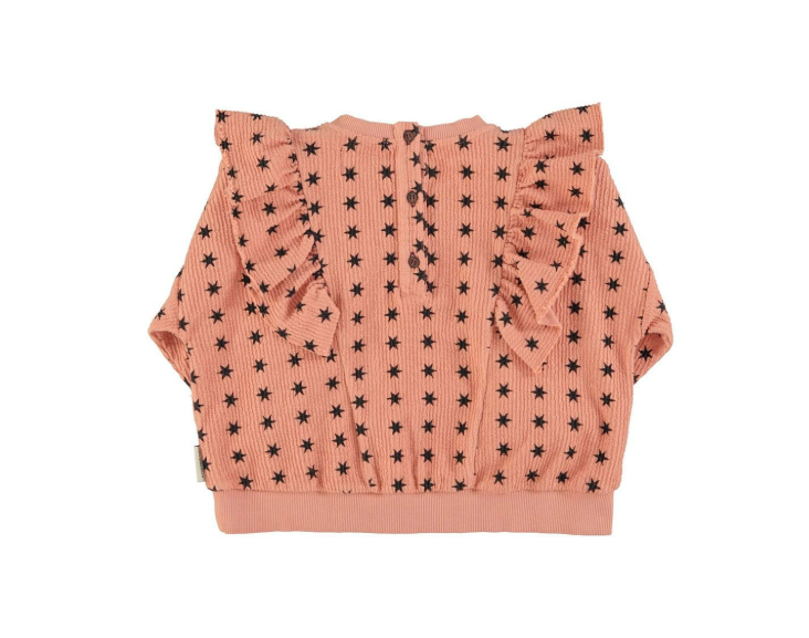 Piupiuchick | Sweater black stars pink