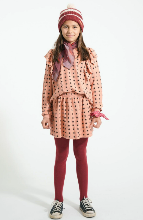 Piupiuchick | Sweater black stars pink