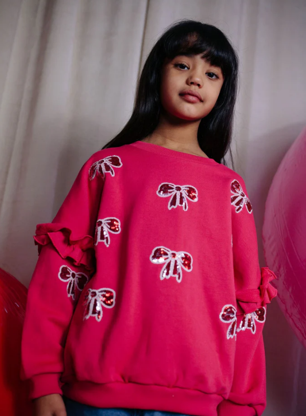 Daily Brat | Sweater Shimmer bow