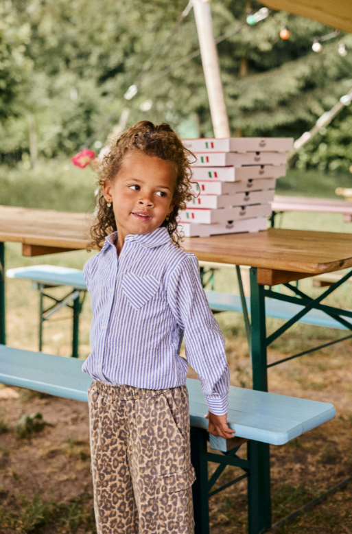 Daily7 | Cargo broek leopard wide