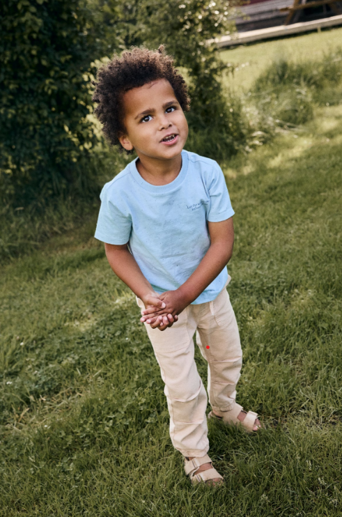 Daily7 | T-shirt Nappy backprint blue