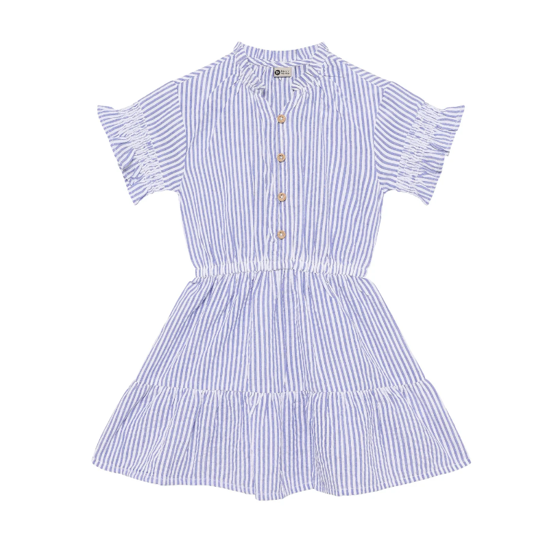 Daily7 | Jurk Ruffle stripe