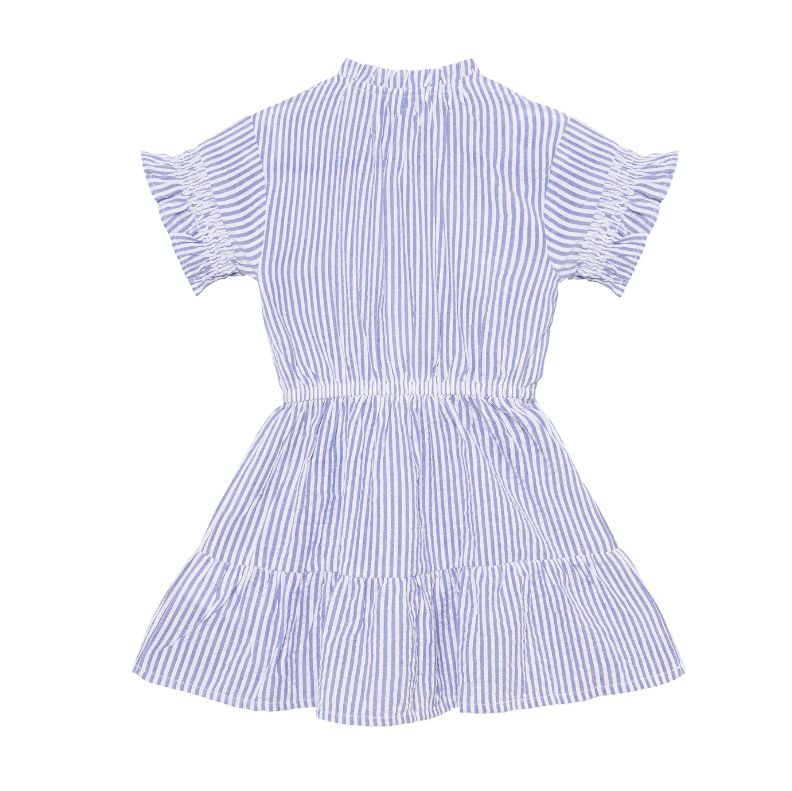Daily7 | Jurk Ruffle stripe
