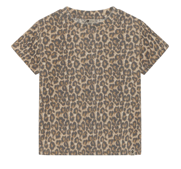 Daily7 | T-shirt Leopard print sandshell