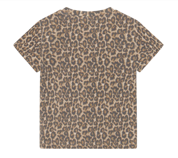Daily7 | T-shirt Leopard print sandshell
