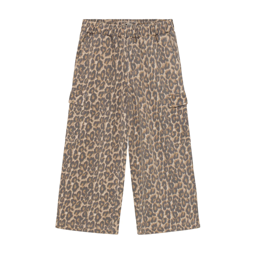 Daily7 | Cargo broek leopard wide