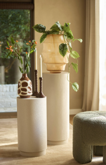 Light & Living | Kandelaar Naleira donker bruin 10x28cm